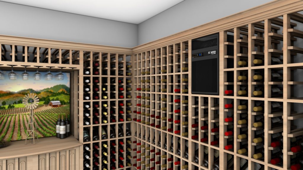 self-contained wine cellar cooling unit whisperkool