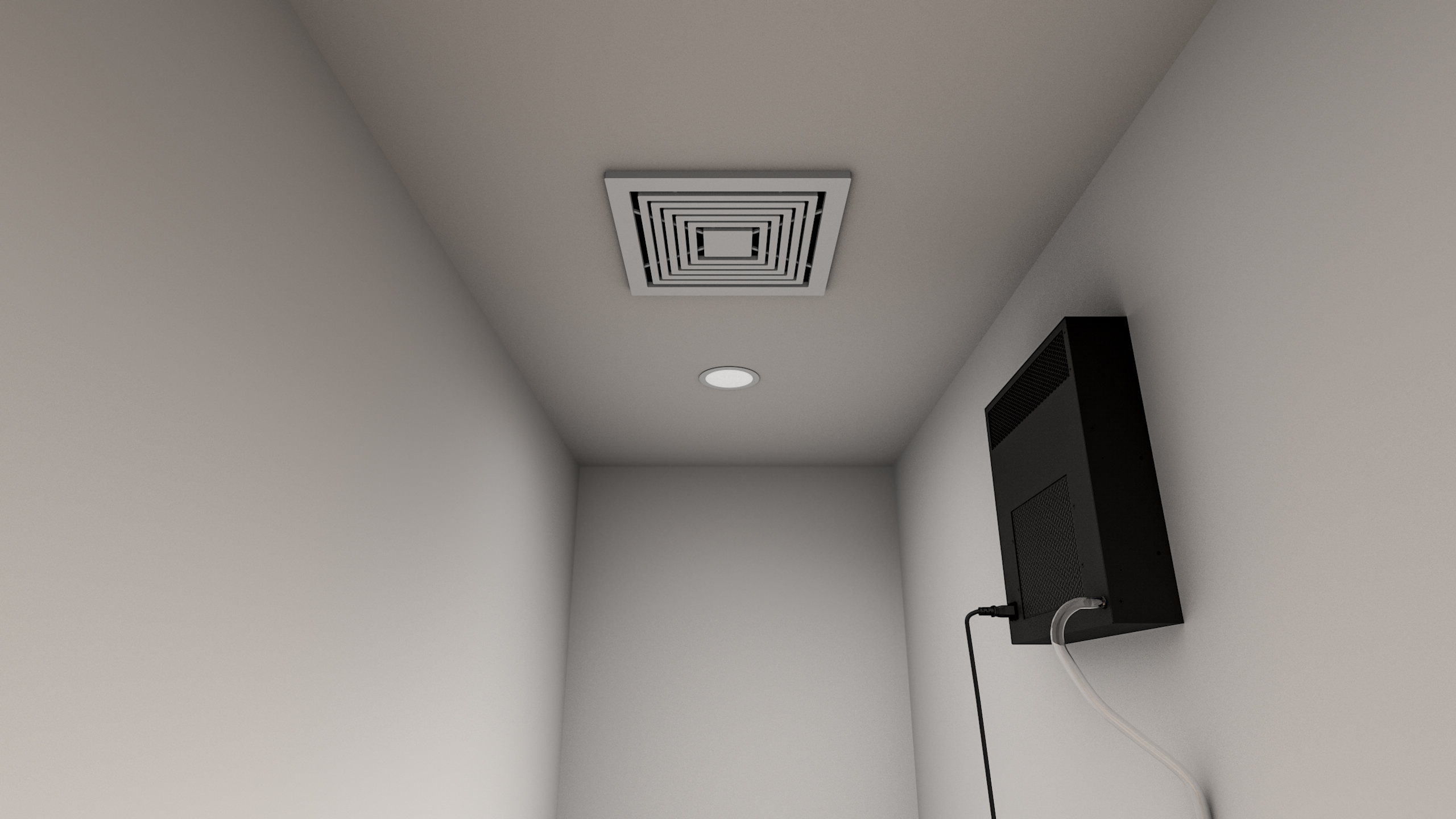ventilation in wine cellar: Ceiling Ventilation